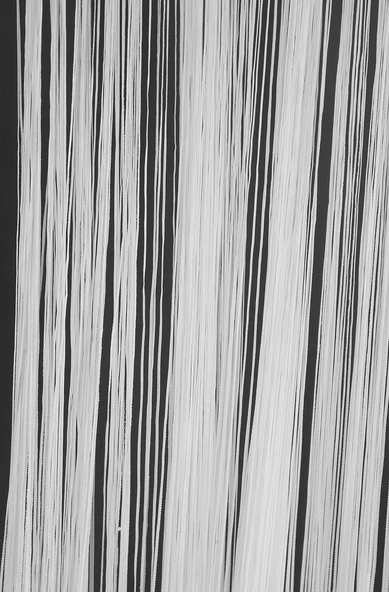 İP ZİNCİR BEYAZ RENK EN 100 CM BOY 280 CM HAZIR DÜĞMELERİ DİKİLMİŞ İP PERDE - Resim 5