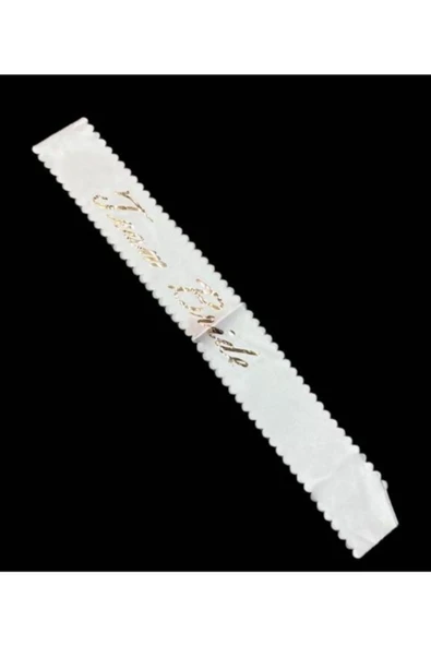 Vipfoni Saten Üzerine Team Bride Yazılı Kuşak ürün görseli