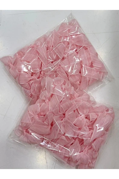 Vipfoni Hazır Fiyonk Sade Minik Keten Kurdele 50 Adet ürün görseli