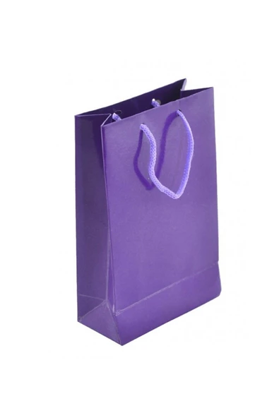 Vipfoni Düz Karton Çanta 11x17cm 25 Adet - Mor ürün görseli 1