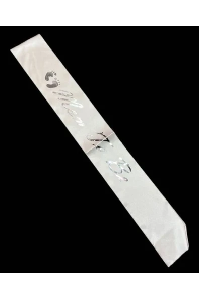 Vipfoni Saten Üzerine Mom To Be Yazılı Kuşak ürün görseli