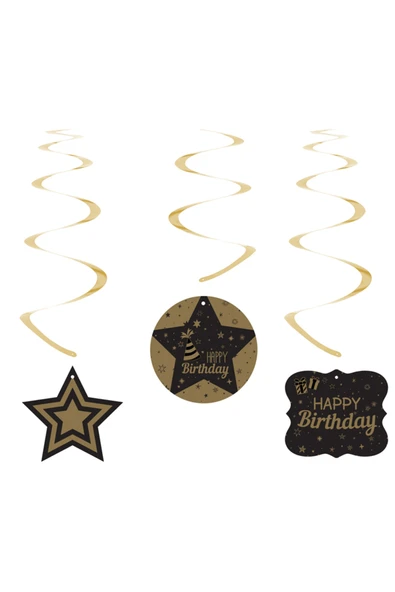 Vipfoni İyi ki Doğdun Sarkıt Süs 6lı ürün görseli