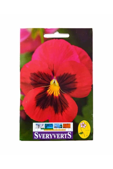 Vipfoni Kırmızı Menekşe Çiçeği Tohumu ürün görseli