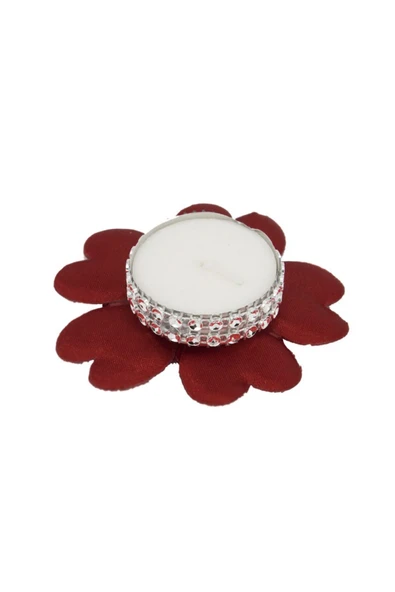 E Elmas Mumlu El Gülü 12'li - Bordo ürün görseli