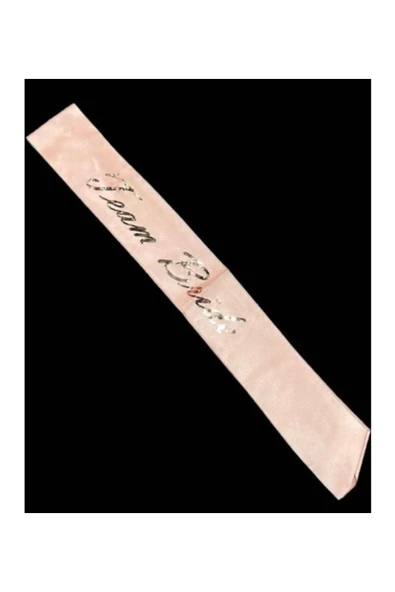 Vipfoni Saten Üzerine Team Bride Yazılı Kuşak ürün görseli