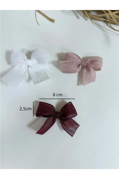 Vipfoni Hazır Fiyonk Sade Minik Keten Kurdele 100 Adet - Resim 2