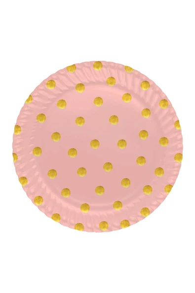 Roll-Up Karton Tabak Pastel Düşler Somon 23cm