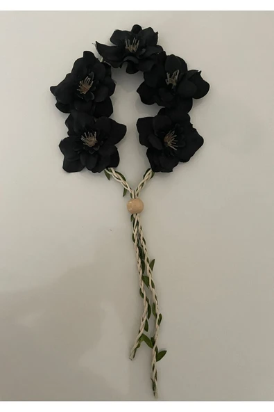 Vipfoni Hasır Ipli Şebboy Çiçekli Nedime Tacı Kına Tacı 5 Adet ürün görseli