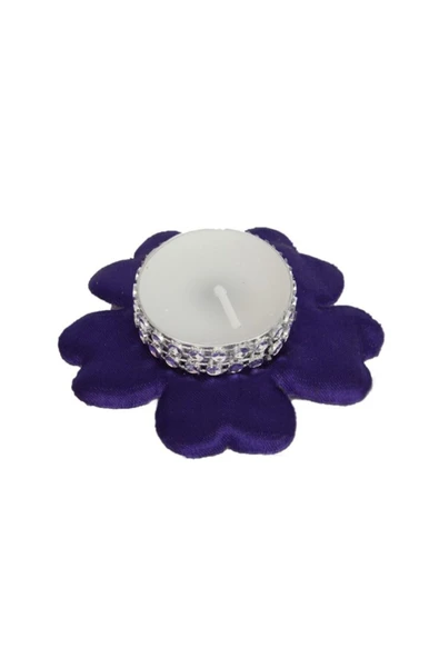 Vipfoni Mumlu El Gülü 12'li - Mor ürün görseli