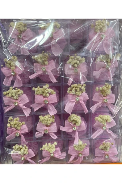 Vipfoni Hediyelik Süslü Şeffaf Kutulu Gül Sabun 20 Adet ürün görseli 1