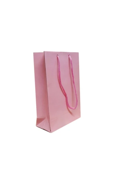 Vipfoni Düz Karton Çanta 11x17cm 25 Adet - Pembe ürün görseli 1