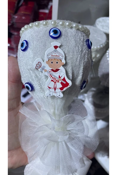 Vipfoni Sünnet İçin İncili Kadeh İğnedanlık ürün görseli