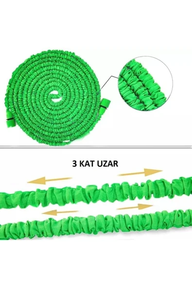 Vipfoni 30 Metre Uzayan Tabancalı Hortum Magic Hose - 2