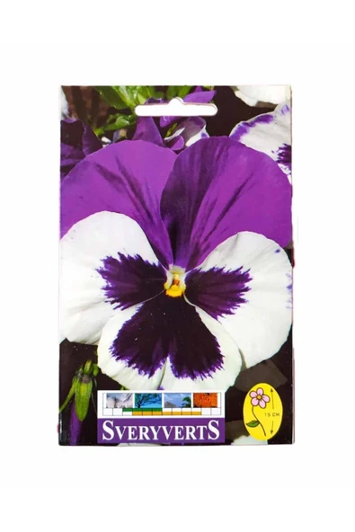 Vipfoni Mor - Beyaz Menekşe Çiçeği Tohumu ürün görseli