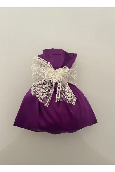 Vipfoni Hediyelik Dantel Kurdeleli Lavanta Kesesi 9/12 cm 5 Adet ürün görseli