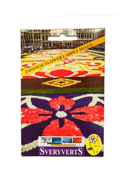 SVERYVERTS Birinci Kalite Japanese Flower Carpet Mixed Çiçeği Tohumu ürün görseli