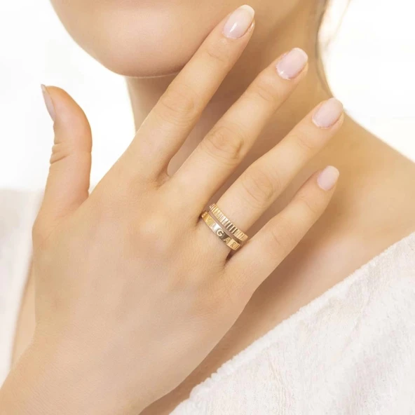 Yiğitbaşı Gold 14 Ayar Fancy Yüzük (3599) ürün görseli 1