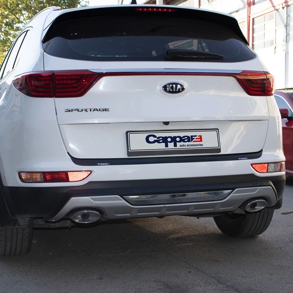 Kia Sportage 2016-2019 Yılları Arası Uyumlu Arka Tampon Eşiği Mat - Resim 7