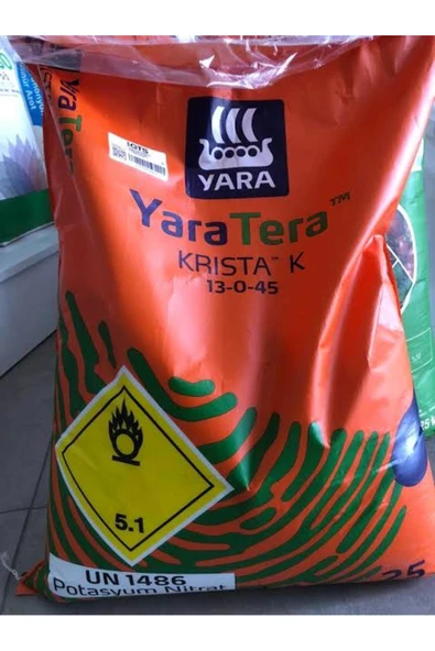 HEKTAŞ Yara Tera Potasyum Nitrat (25 kg) (İthalatçı firma Hektaş) - 1