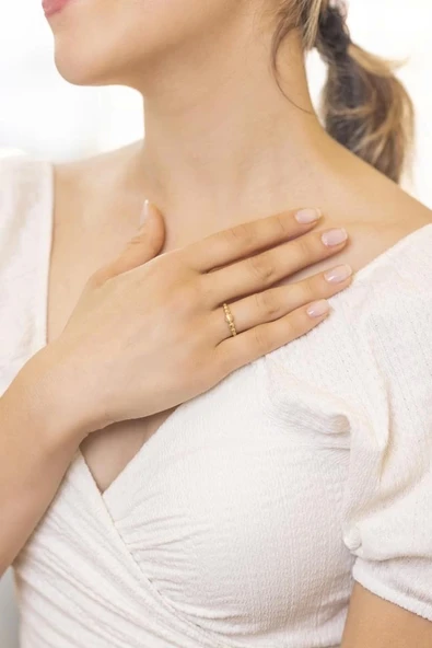 Yiğitbaşı Gold 14 Ayar Fancy Yüzük (3598) - 3