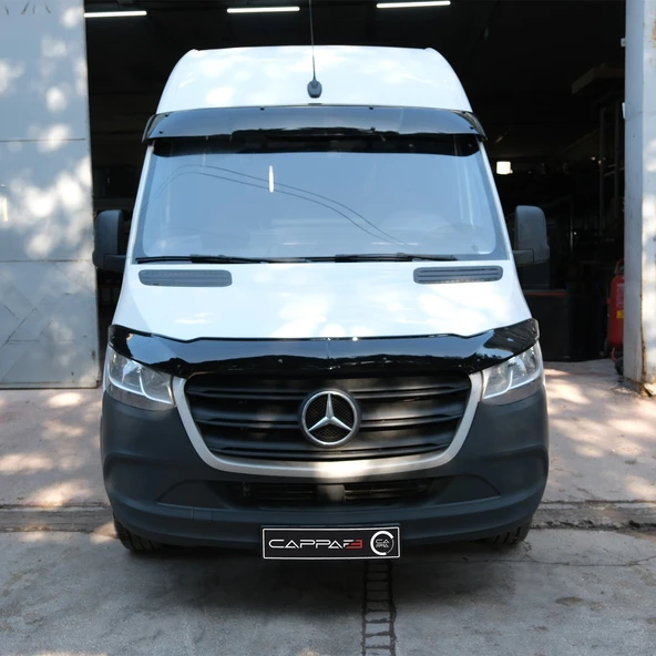 Mercedes Sprinter 2018- Yılı ve Sonrası Uyumlu Kaput Rüzgarlığı 3mm - Resim 5