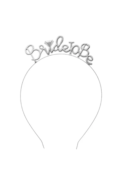 Vip-Aksesuar Metal Bride To Be Gelin Tacı Gümüş ürün görseli 1
