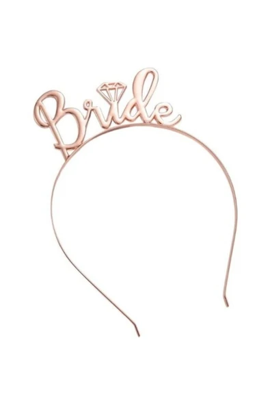 Vipfoni Metal Bride Gelin Tacı Rose Gold ürün görseli