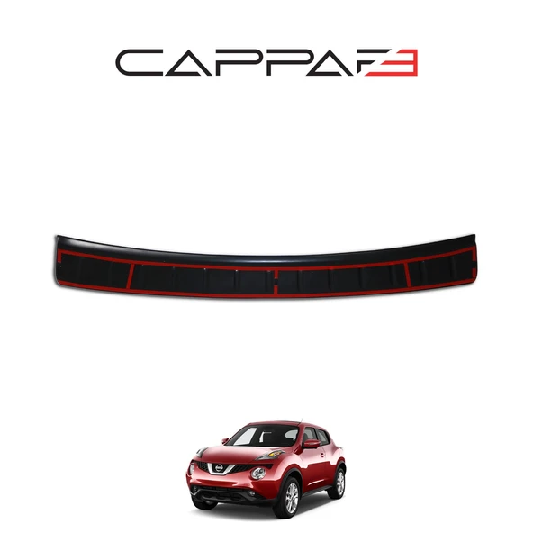 Nissan Juke 2014-2018 Yılı Aralığı Uyumlu Arka Tampon Eşiği Mat - Resim 3