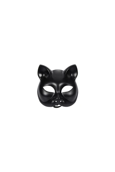 Vipfoni Siyah Renk Lüks Kedi Maskesi - Resim 3