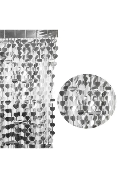 Vip-Aksesuar Kalpli Kapı Perde Süsü - Gümüş ürün görseli
