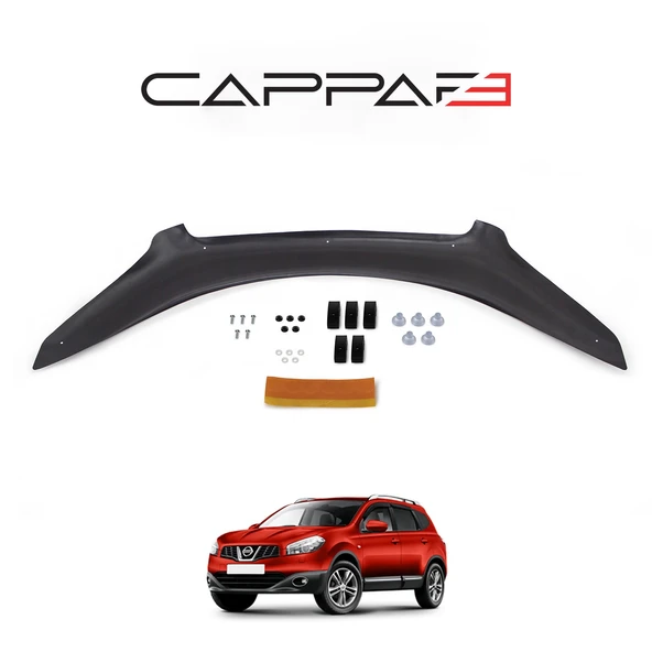 Nissan Qashqai 2010-2013 Yıl Aralığı Uyumlu Kaput Rüzgarlığı 3mm - Resim 4