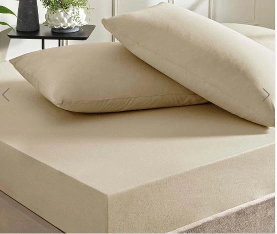 Taç Ranforce Lastikli Tek Kişilik Çarşaf Set Vizon ürün görseli