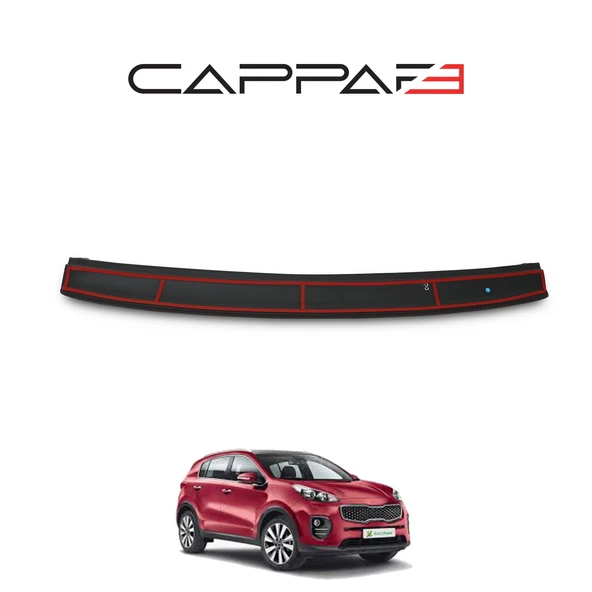 Kia Sportage 2019-2021 Yılı Aralığı Uyumlu Arka Tampon Eşiği Parlak - Resim 5