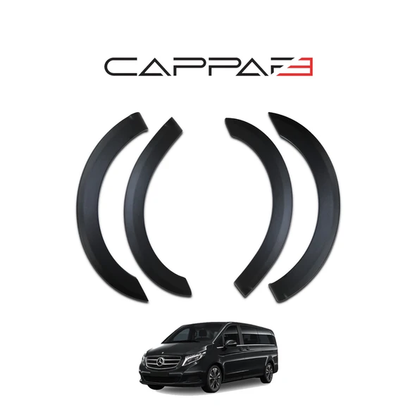 Mercedes V-Class 2019- Yılı ve Sonrası Uyumlu Çamurluk Dodik 8 Parça - Resim 6