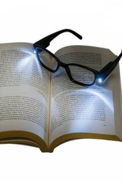 Vipfoni Işıklı Renkli Kitap Okuma Gözlüğü - 2