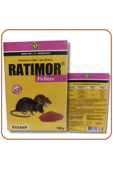 Kulsan İlaç Ratimor Pellets Fare Zehiri | 100 gram - 3