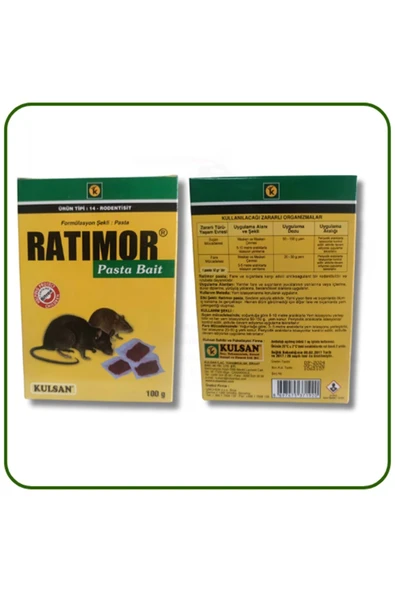 Kulsan İlaç Ratimor Pasta Fare Zehiri | 100 gram - 3