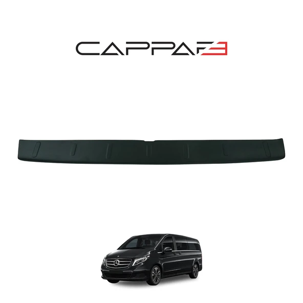 Mercedes V-Class 2019- Yılı ve Sonrası Uyumlu Arka Tampon Eşiği Mat - Resim 2