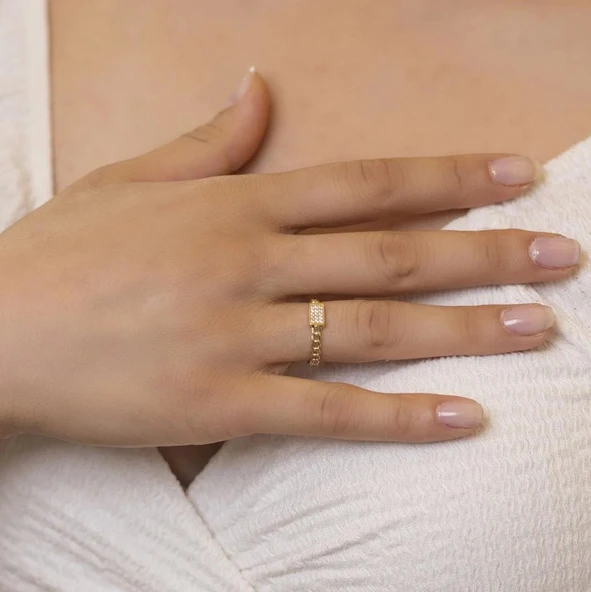 Yiğitbaşı Gold 14 Ayar Fancy Yüzük (3556)