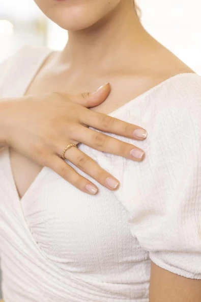 Yiğitbaşı Gold 14 Ayar Fancy Yüzük (3598) - 2