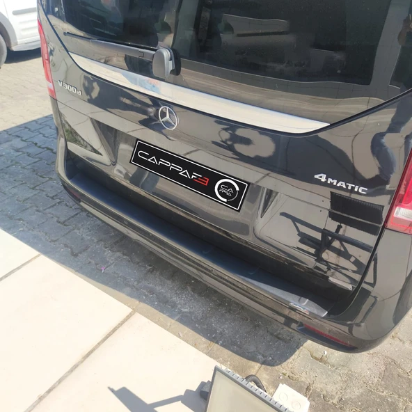 Mercedes V-Class 2019- Yılı ve Sonrası Uyumlu Arka Tampon Eşiği Mat - Resim 8