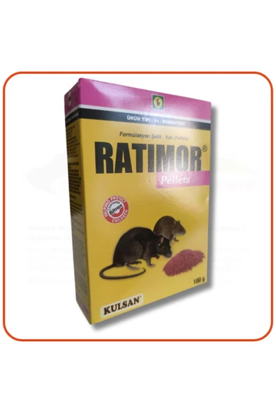 Kulsan İlaç Ratimor Pellets Fare Zehiri | 100 gram - 1