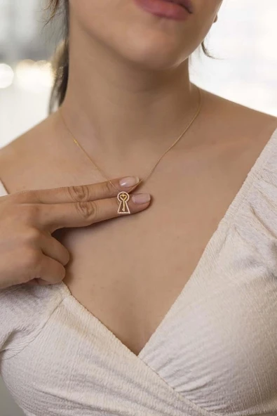 Yiğitbaşı Gold 14 Ayar Fancy Kolye - 2