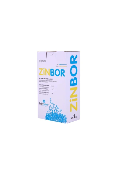 Lider Gübre Zinbor 1 Kg Lider Gübre Suda Çözünür - 1
