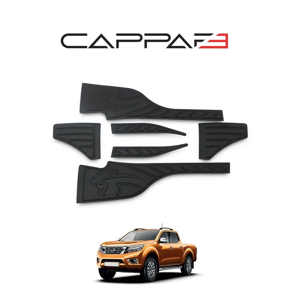 Nissan Navara 2016-2021 Yıl Aralığı Uyumlu Yarasa Kapı Kaplama Set 6 Prç. - Resim 3
