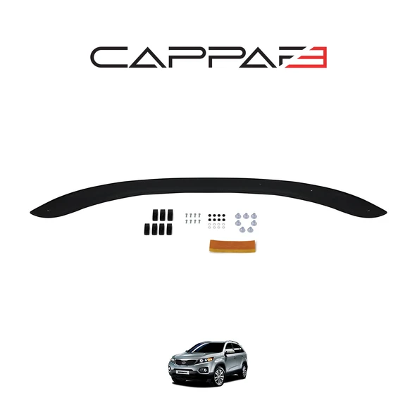 Kia Sorento 2010-2014 Yılları Arası Uyumlu Kaput Rüzgarlığı 3mm - Resim 4