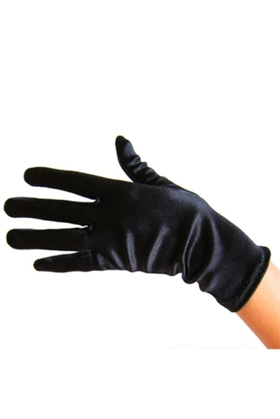 Samur Yetişkin Dans Gösteri Eldiveni Siyah Renk ürün görseli