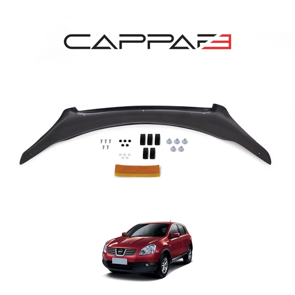 Nissan Qashqai 2007-2010 Yıl Aralığı Uyumlu Kaput Rüzgarlığı 4mm - 3