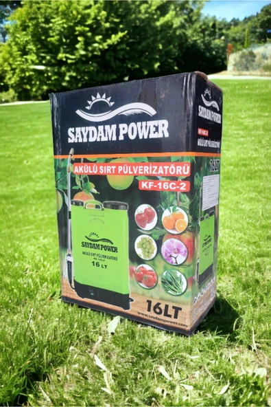 tarım Saydam Power 16 Lt Akülü Ilaçlama Pompası Sırt Pülverizatörü Kf-16c-2 - 2