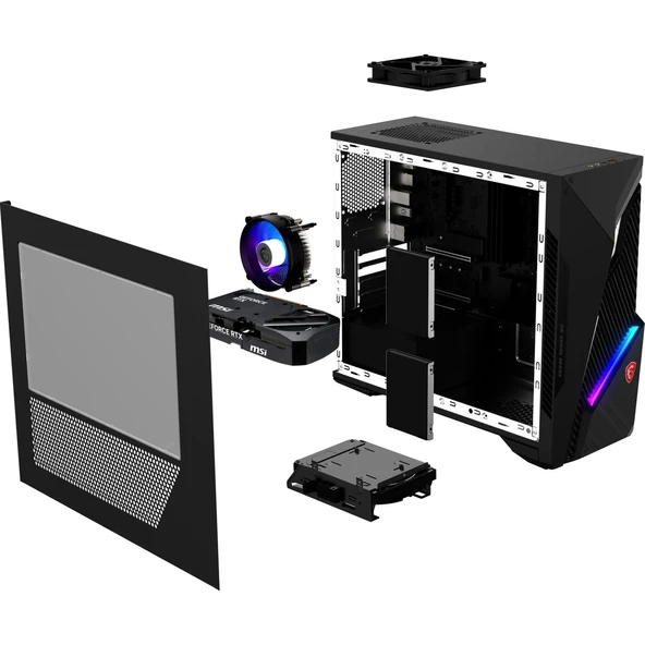 MAG INFINITE S3 14NVP7-101EU Intel Core i7 14700F 32GB 1TB SSD RTX5070 Windows 11 Masaüstü Bilgisayar - 4